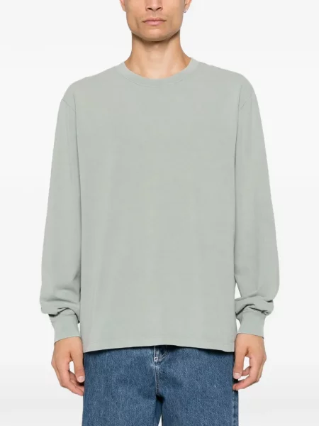 Lung tricou A.p.c. cu imagine verde
