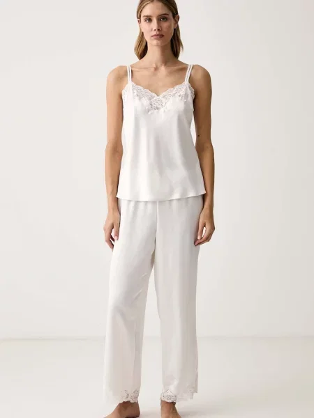 Lauren Ralph Lauren pyžamo dámske biela