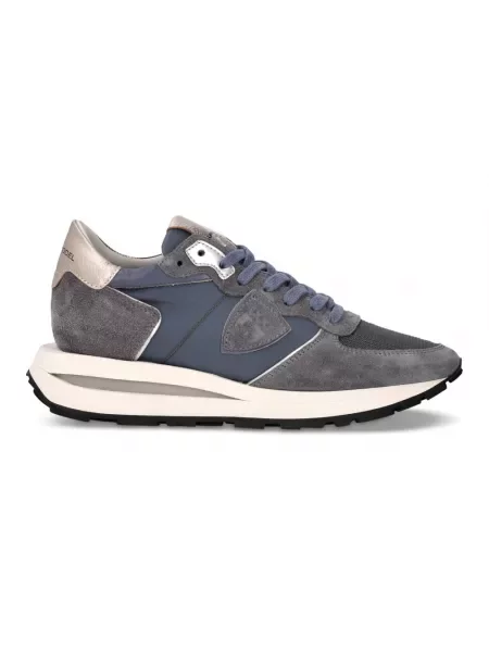 Sneakersy Philippe Model skórzane do biegania beżowe