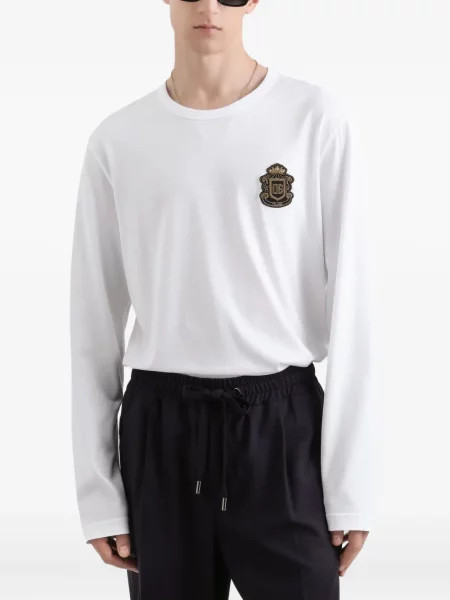 Tricou Dolce & Gabbana lung alb