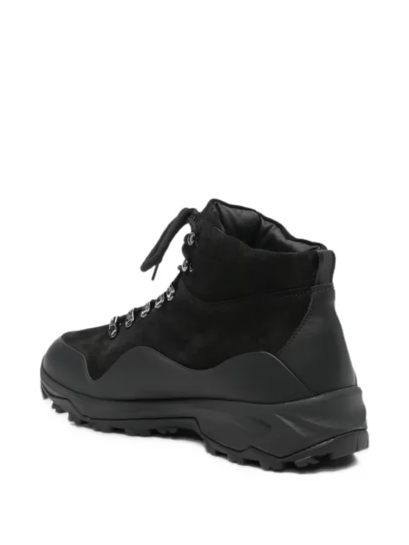 Botine Officine Creative cu șireturi din dantelă negru