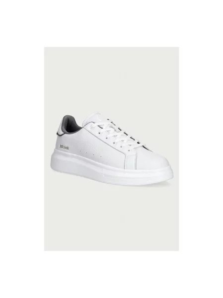 Sneakersy Just Cavalli skórzane białe