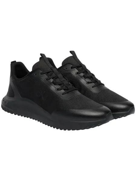Blugi Calvin Klein din dantelă negru