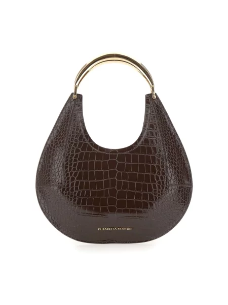 Torebka hobo Elisabetta Franchi brązowa