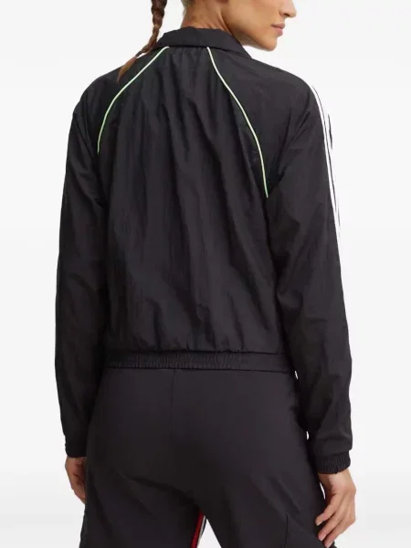 Lung papuci Adidas cu mâneci lungi cu dungi albastru