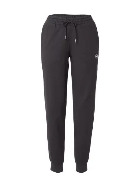 PUMA Pantaloni sport Essentials Elevated negru alb