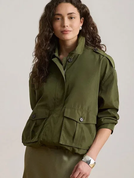 Lauren Ralph Lauren geacă de tranziție pentru femei verde