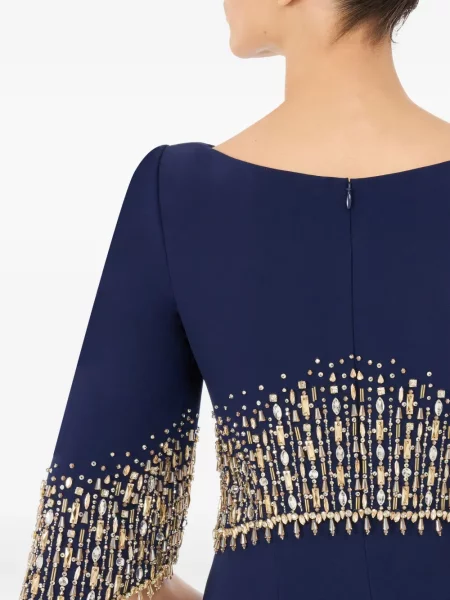Rochie maxi Jenny Packham de costum albastru