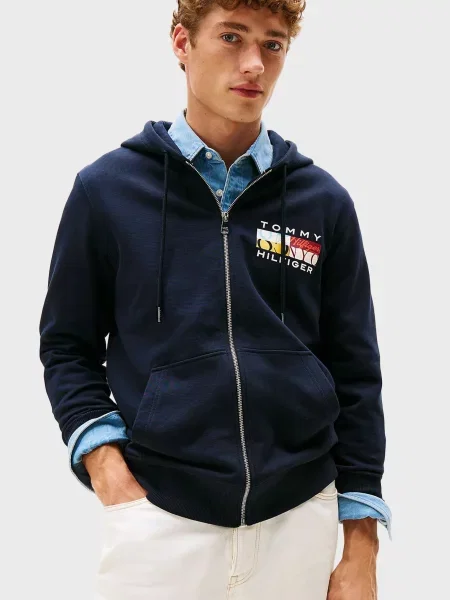 Толстовка Tommy Hilfiger синяя