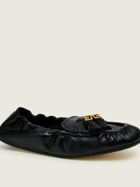 Elisabetta Franchi De piele mocasini negru