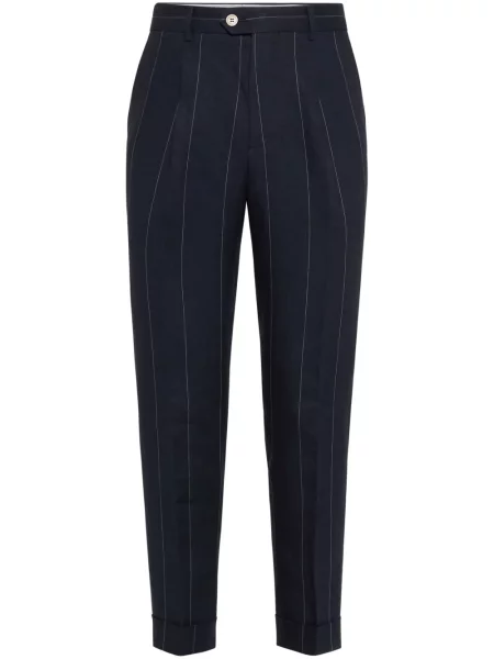 Pantaloni Brunello Cucinelli albastru