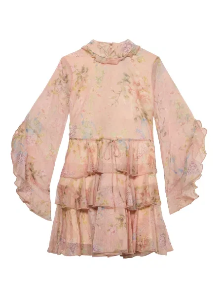 Bardot Junior Šaty ANYSSA azurová / zlatě / khaki / broskvová žlutá