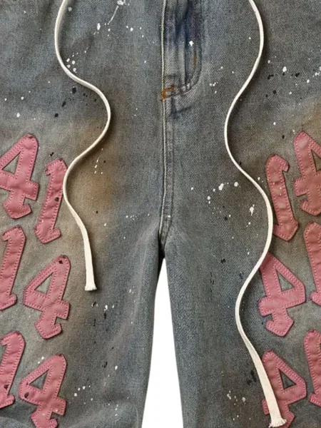 Pantaloni scurți din denim Vale albastru