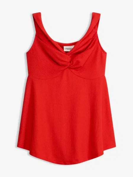 Top Bonprix czerwony