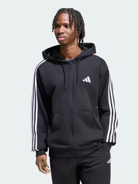 Adidas Hanorac Essentials French Terry negru