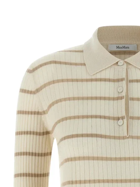 Top Max Mara cu dungi cu nervuri
