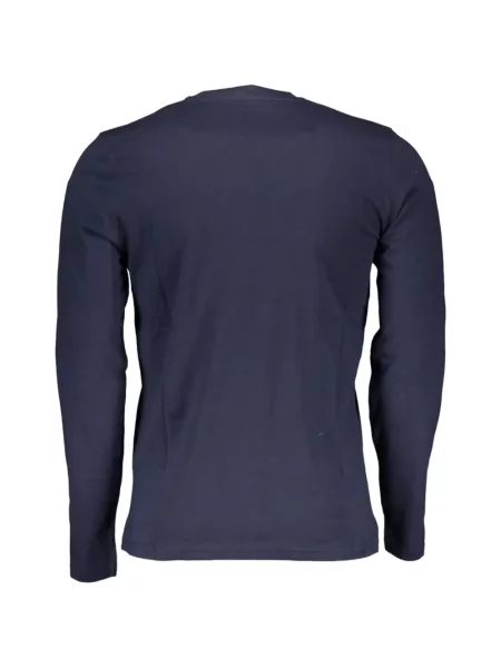 Lung tricou North Sails cu imagine albastru