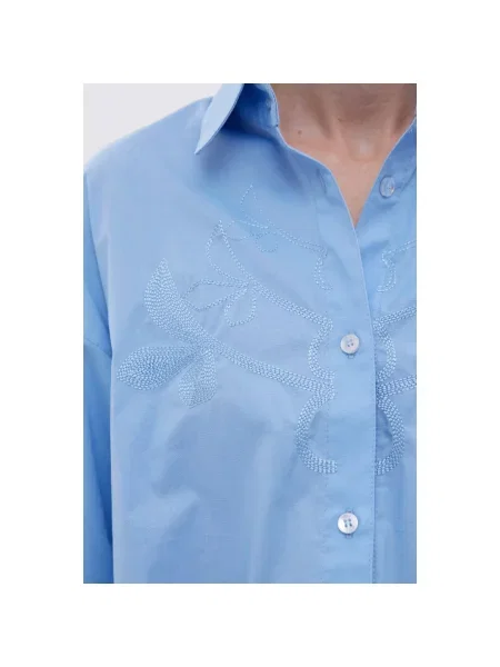 Сорочка з вишивкою Estro блакитна