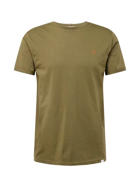 Les Deux Tricou Nørregaard oliv portocaliu
