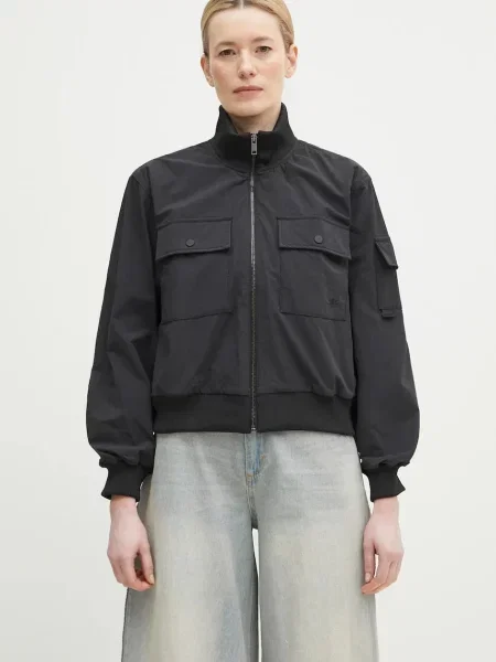 Adidas Originals geacă Essential femei de tranziție negru