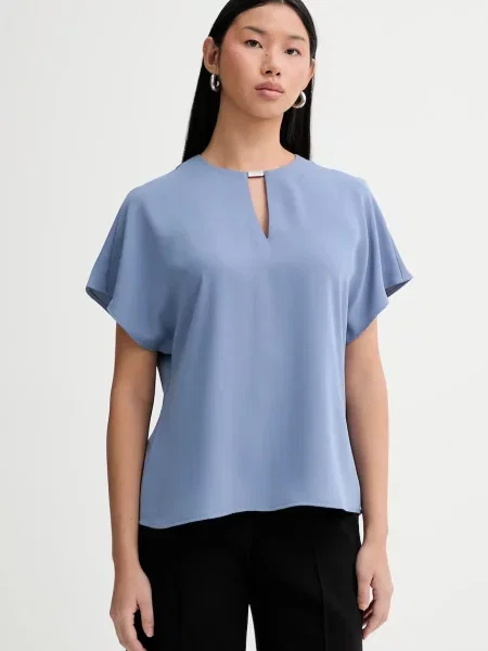 Bluză Calvin Klein albastru