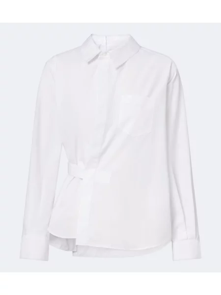 Cămașă Sacai din poplin alb