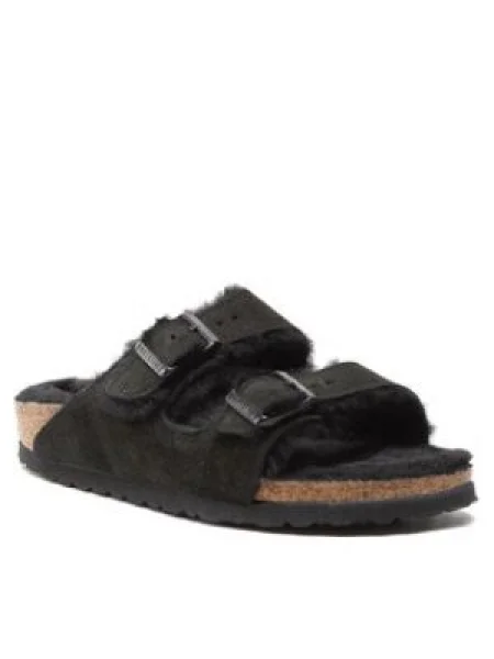 Birkenstock Šľapky Arizona Shearling čierna