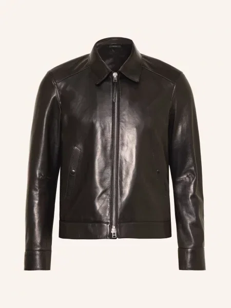 Tom Ford Kožená Bunda černá