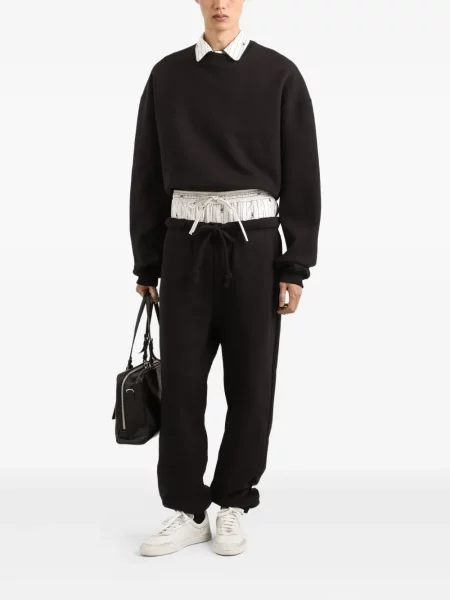 Pantaloni Dolce & Gabbana cu imagine alb