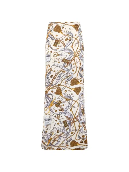 Fusta maxi Moschino cu imagine