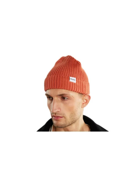 Dedicated Beanie Lofoten Terracotta Red Unisex Nakrycia głowy Dedicated Pomarańczowy Size: One size czerwona
