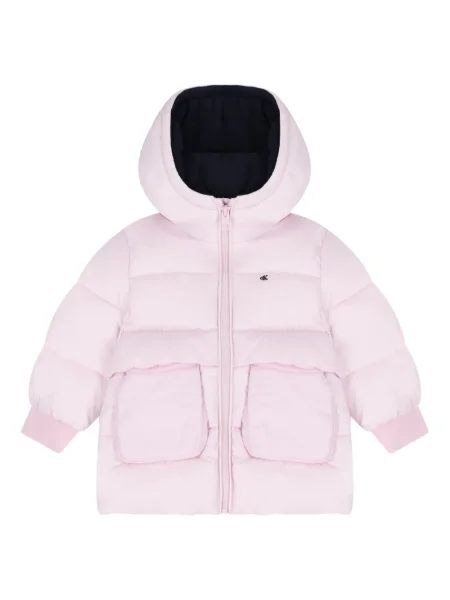 Kurtka dziecięca Calvin Klein różowa