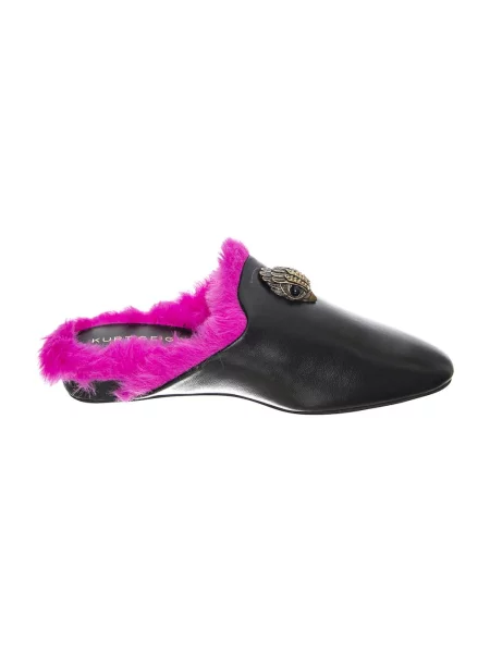 Klapki mules Kurt Geiger bez obcasa czarne