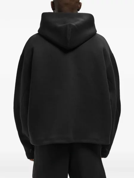Geacă Nike cu cordon alergare negru