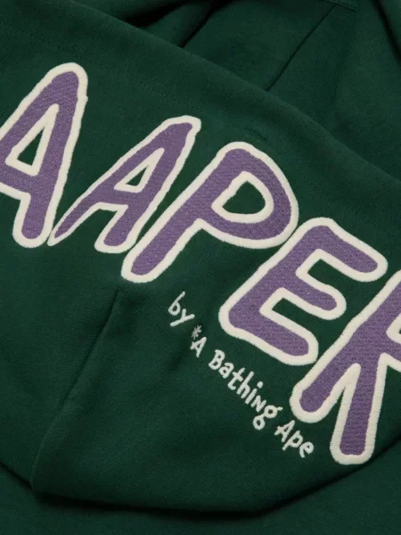 Hanorac cu glugă Aape By A Bathing Ape cu imagine verde