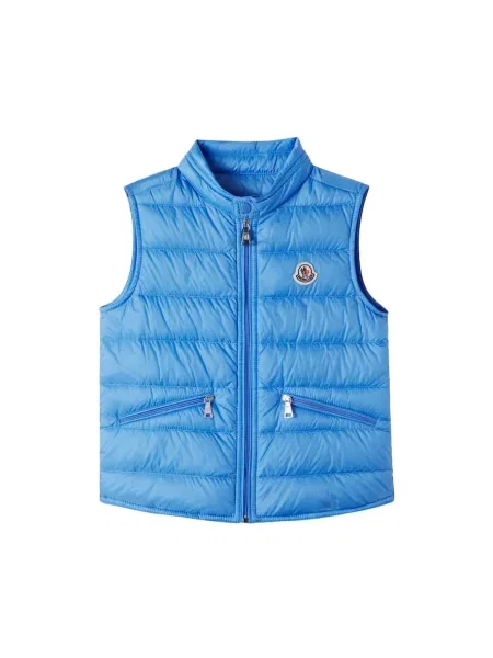 Gyerek pehelymellény Moncler Enfant kék