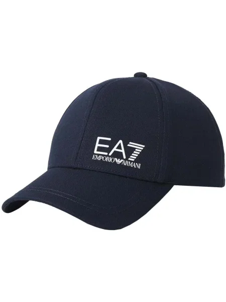 Șapcă Ea7 Emporio Armani cu autograf albastru