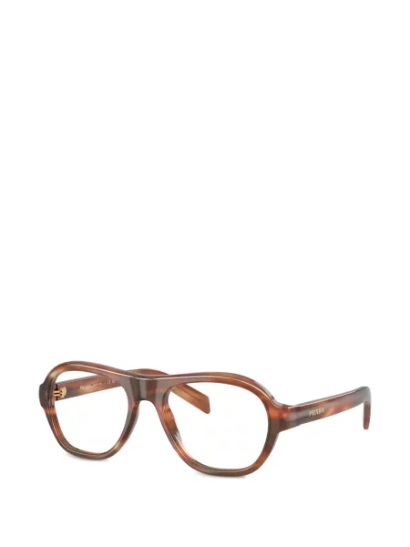 Sluneční brýle Prada Eyewear hnědé