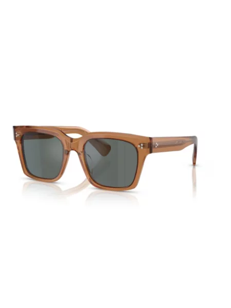 Okulary przeciwsłoneczne Oliver Peoples brązowe