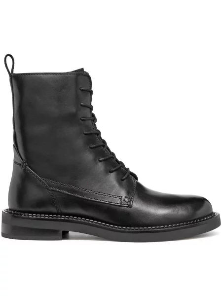Botine Geox cu șireturi negru