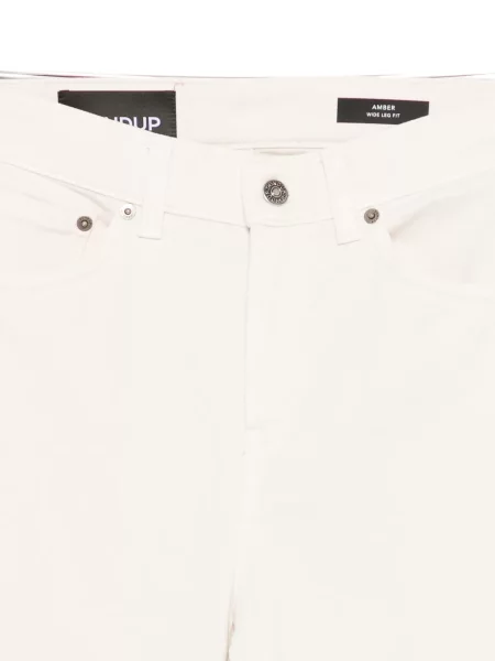 Pantaloni Dondup alb