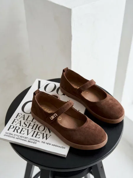 Balerinke Zazoo iz semiša rjava