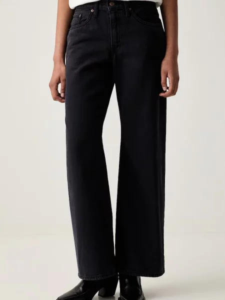 Levi's blugi pentru femei BAGGY DAD LASSO negru