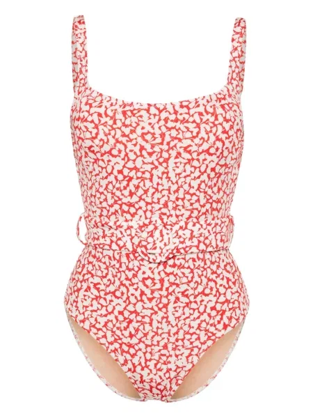 Strój kąpielowy Evarae w kwiatki czerwony