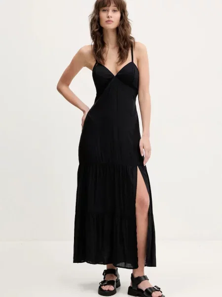 Obleka Hollister Co. črna