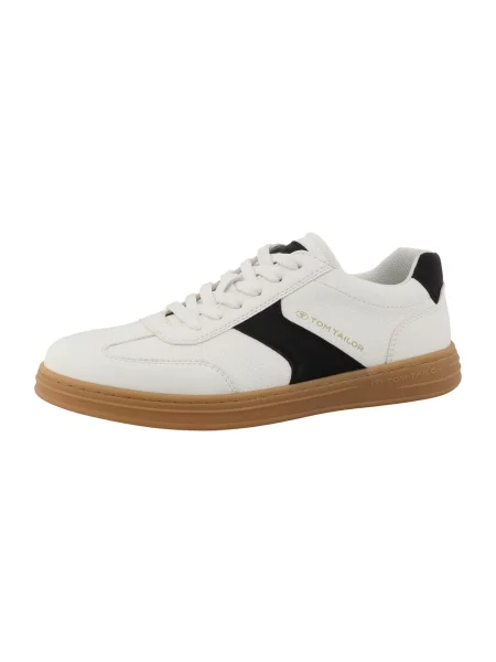 Sneakerși Tom Tailor alb