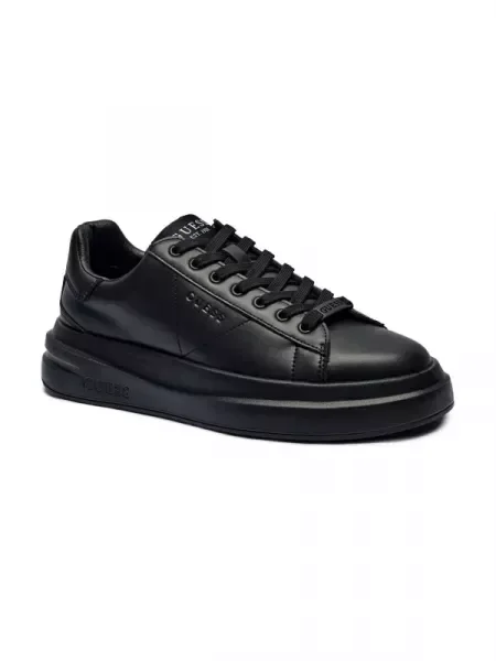 Guess Bőr sneakers tornacipő MANELBA fekete