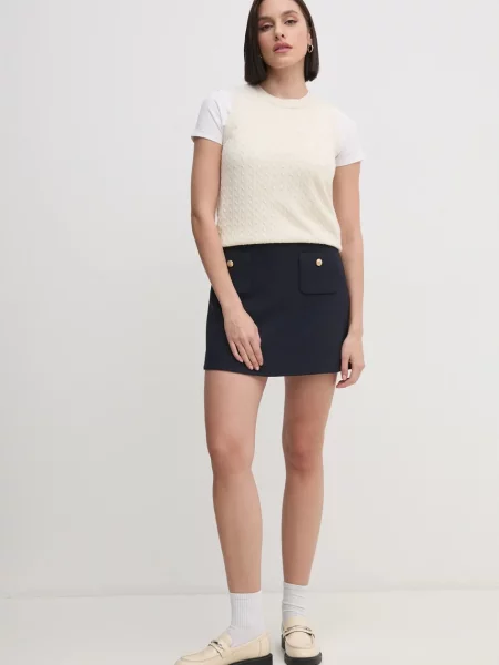 Tommy Hilfiger kamizelka wełniana beżowy