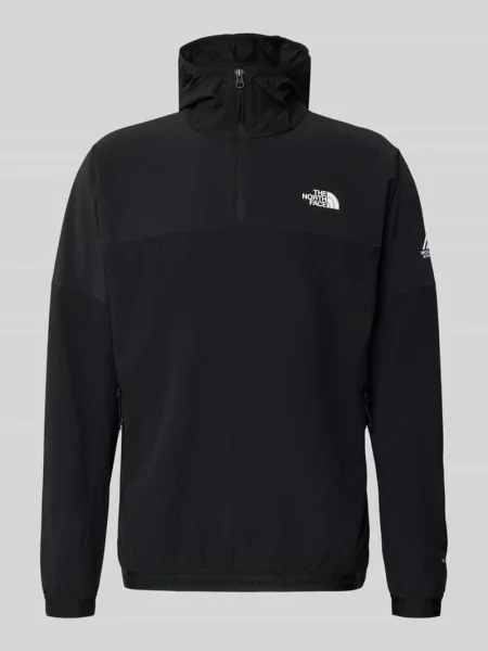 Bluza z kapturem z zamkiem błyskawicznym i logo The North Face czarna