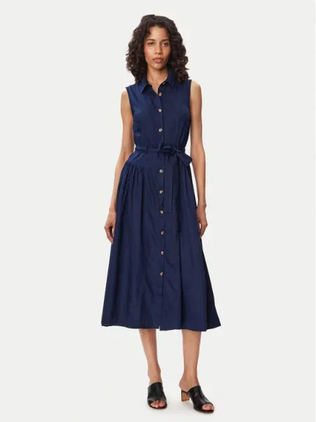 French Connection Rochie tip cămașă Zaves Bleumarin